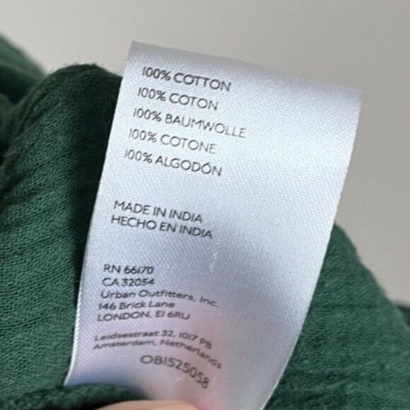 Urban Outfitters Tina Textured Jumpsuit in Bottle Green Size XS - Picture 5 of 6